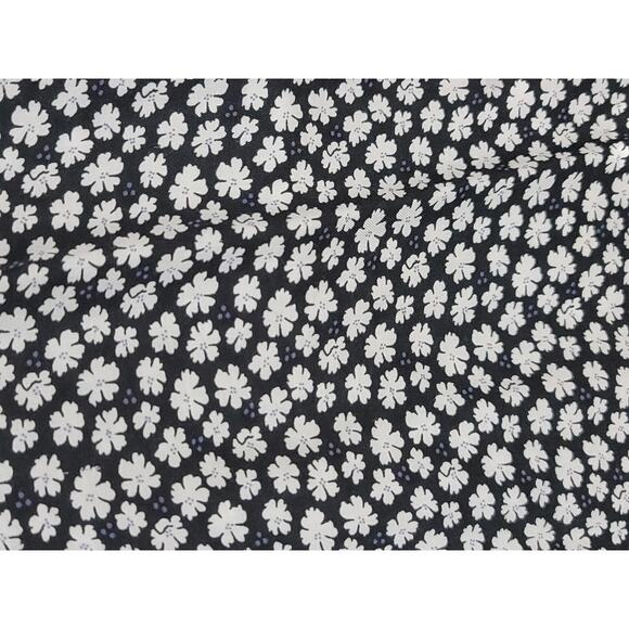 Reformation Jeans Black & White Daisy Floral Print Midi Dress Women's Size Small - Picture 11 of 11